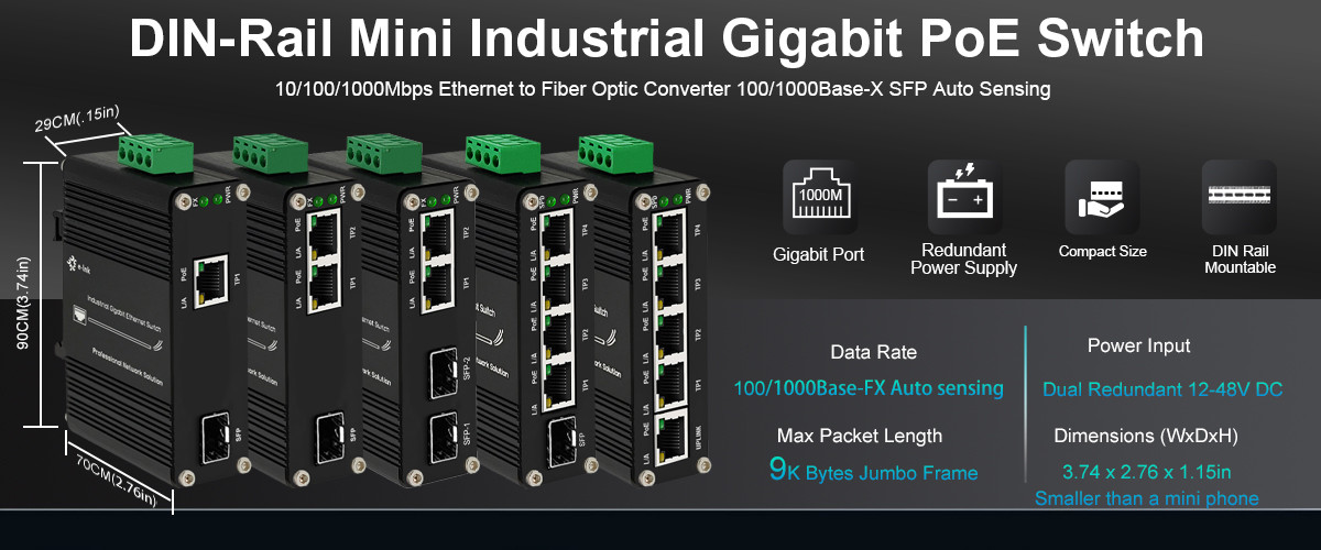 Качество Промышленный переключатель PoE фабрика