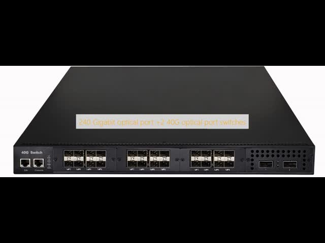 240 Гигабитный оптический порт +2 40G оптические переключатели порта