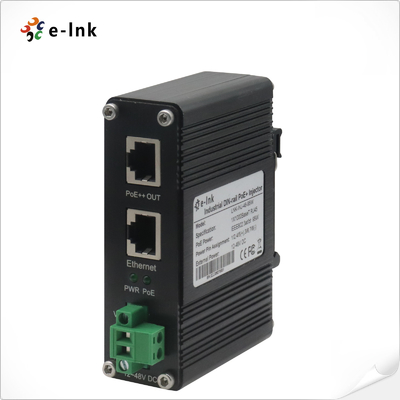 Оптовая продажа PoE Injector Adapter 95W 802.3bt 1000M Din Rail Гигабитный силовой инжектор 48V постоянного тока