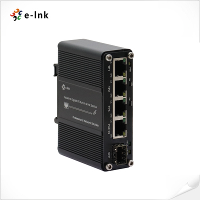 Миниатюрный промышленный Ethernet-коммутатор 3 порта 10/100/1000T к 1 порту 100/1000X SFP PD с функцией разветвителя PoE