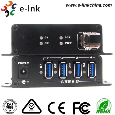 4 порта USB 2.0 Fiber Extender