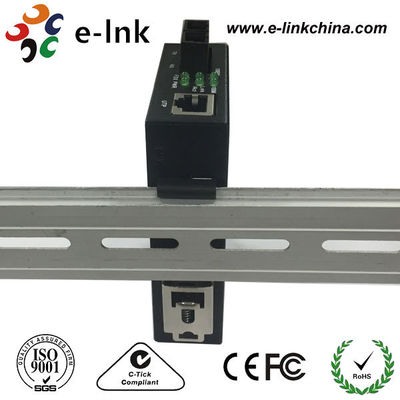 DIN-Rail 10/100/1000Base-TX к 1000Base-X Ethernet медиа конвертер