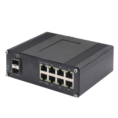 Мини промышленный переключатель локальных сетей компакта 10-Port 10/100/1000T