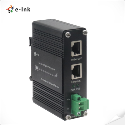 Промышленный гигабит 95W 802.3bt PoE++ инжектор (12 ~ 48VDC)
