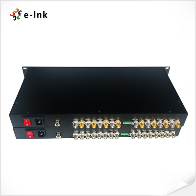 1U Rack-Mountable 8-Channel SD/HD/3G-SDI через одноволоконный расширитель CWDM без сжатия