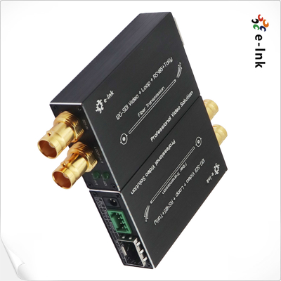 Мини 12G-SDI на волоконный конвертер с Tally и RS485