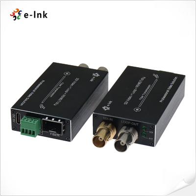 3G-SDI мини-типа на волоконный конвертер с Tally & Reverse RS485