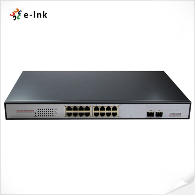 16G + 2SFP Неуправляемый коммутатор PoE с PoE+