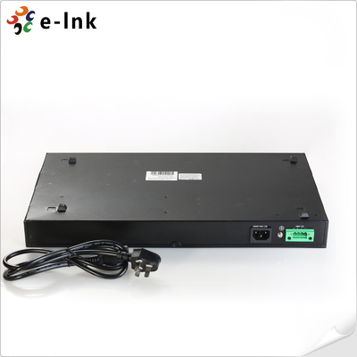 24-портовый коммутатор 10/100/1000Base-T + 4x1000Bae-SFP с управлением и PoE