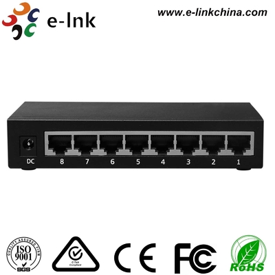 Неуправляемый 8-портовый Ethernet-коммутатор 10/100/1000 Мбит/с