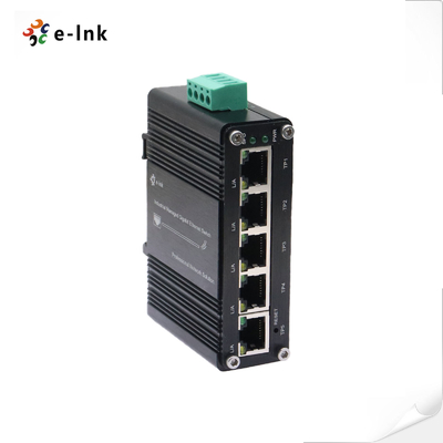 Мини-индустриальный управляемый 5-портный гигабитный Ethernet-свич