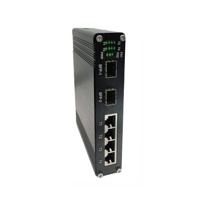 Промышленный 4-портный коммутатор Ethernet 10/100/1000BASE-T + 2-портный коммутатор Ethernet 1000BASE-X