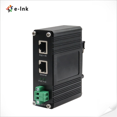 Промышленное 10/100/1000Mbps 802.3bt PoE++ Splitter Выходное напряжение 12VDC