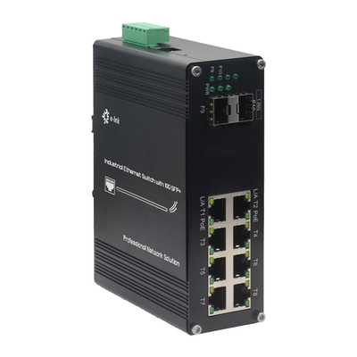 Промышленный L2+ 8-портный 10/100/1000T 802.3at PoE + 2-портный 1000X SFP управляемый коммутатор Ethernet