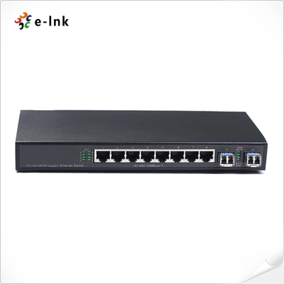 8G+2SFP кольцевой тип волоконно-эфирный коммутатор