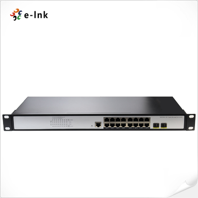 L2+ 16-портовый коммутатор 10/100/1000T 802.3at PoE + 2-портовый 100/1000X SFP с управлением