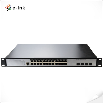 L3 24-портовый коммутатор Ethernet 10/100/1000T + 4-портовый 10G SFP+ с управлением