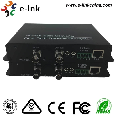 SD/HD/3G-SDI + RS485/RS422/RS232 Данные + 10/100M Ethernet через волоконный преобразователь