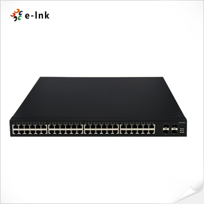 Управляемый коммутатор Gigabit Ethernet L3 с 48 портами 10/100/1000BASE-T + 4 портами 10G SFP+