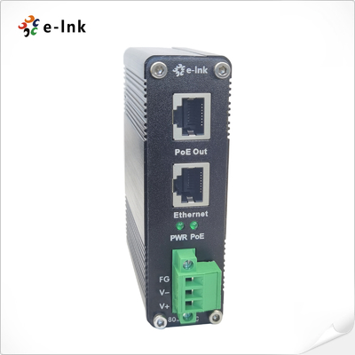 80~320VDC Power Input Industrial Gigabit PoE+ Injector