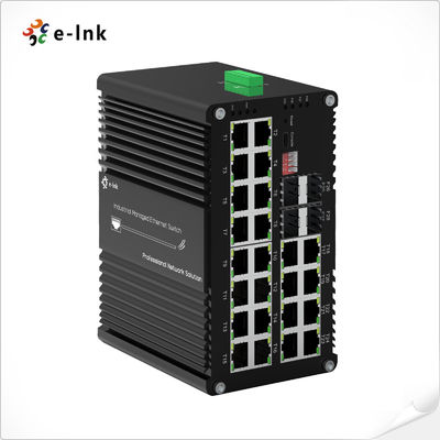 Промышленный L2+ 24-портный 10/100/1000T 802.3at PoE + 4-портный 1000X SFP Managed Ethernet Switch