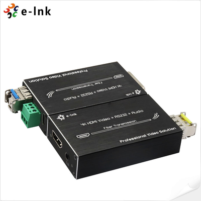 Мини 4K HDMI Fiber Extender с RS232 и внешним аудио
