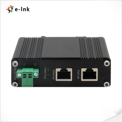 Промышленное 10/100/1000Mbps 802.3at PoE+ Splitter Выходное напряжение 36VDC