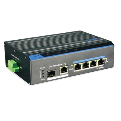 Промышленный 4-портовый PoE (250 м) Fast Ethernet коммутатор