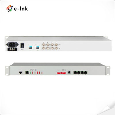 4E1 + 4GE 1+1 Fiber PDH Мультиплексор