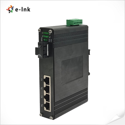 Промышленный 4-портный коммутатор Ethernet 10/100/1000BASE-T + 1-порт 1000BASE-X
