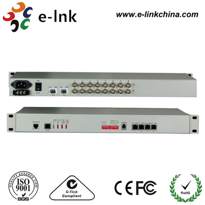 8E1 + 4GE 1+1 волоконный PDH мультиплексор