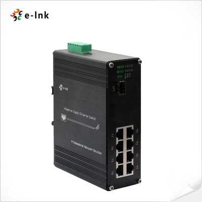 Промышленный 8-портный коммутатор Ethernet 10/100BASE-TX + 1-портный коммутатор Ethernet 100BASE-FX