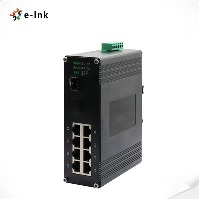 Промышленный 8-портный коммутатор Ethernet 10/100/1000Base-T + 1-порт 1000Base-X