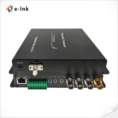 1Ch BIDI 3G-SDI Видео + 2Ch Обратный аналоговый аудио + 1Ch BIDI RS422 + 1Ch 100M Ethernet + 1Ch Обратный счёт + 1Ch Обратный аналоговый трехуровневый синхронизация через волоконный расширитель