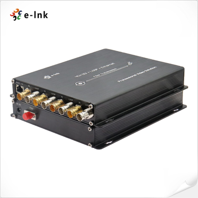4-канальный волоконно-оптический преобразователь 3G-SDI с Ethernet