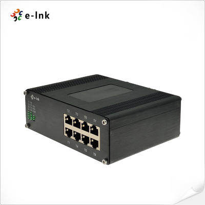 Неуправляемый промышленный 8-портный коммутатор Ethernet 10/100/1000BASE-T (PoE+)