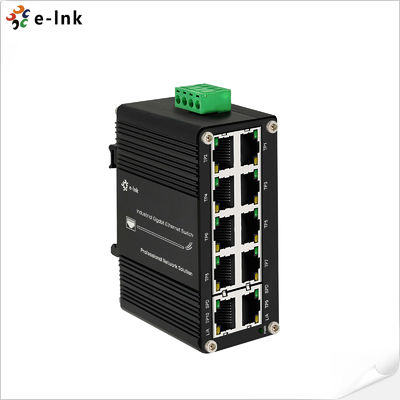 Мини-индустриальный 10-портный коммутатор 10/100/1000T Compact Ethernet Switch поддерживает 802.3x управление потоком