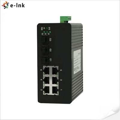 6 портов Управляемый коммутатор промышленной сети Ethernet с 3-портными портами 1000Base-X SFP и 6 портами 10/100Base-T (((X)