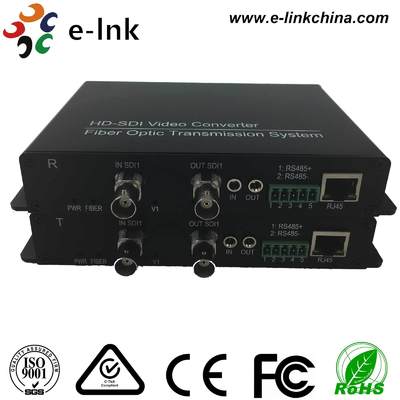 SD/HD/3G-SDI + RS485/RS422/RS232 Данные + 10/100M Ethernet через волоконный преобразователь