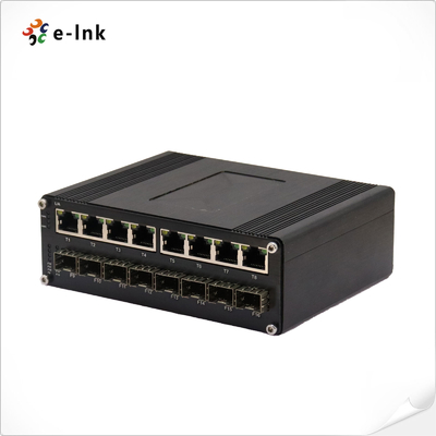 Промышленный L2+ 8-портный 10/100/1000T + 8-портный 1000X SFP управляемый коммутатор Ethernet