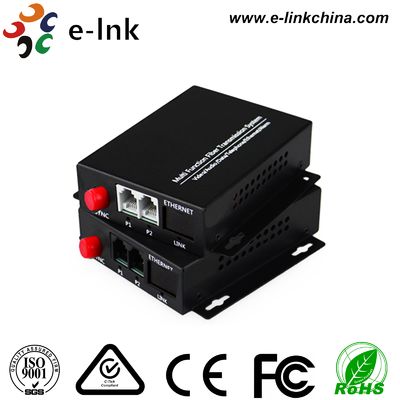 2Ch POTS ((FXO/FXS) Телефон через волоконный мукс