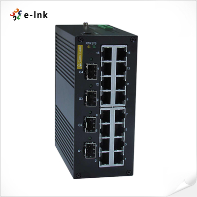 Управляемый промышленный коммутатор Ethernet: 16 x 10/100BASETX + 4 x 1000BaseX SFP