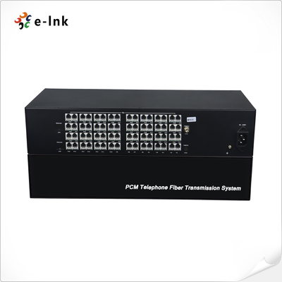 64Ch POTS ((FXO/FXS) Телефон через волоконный мукс