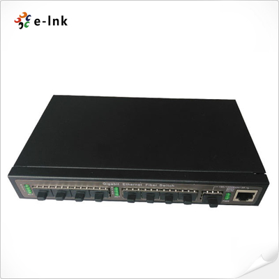 8 портов SFP 1000M + 1 порт SFP 1000M / порт TP (комбинированный) восходящий оптоволоконный коммутатор