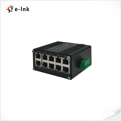 Миниатюрный промышленный 10-портовый гигабитный Ethernet-коммутатор 10/100/1000M, компактный, для DIN-рейки