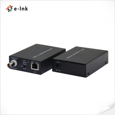 Ethernet over Coax Extender с передачей 10/100Base-TX Full Duplex Ethernet до 300 м по коаксиальному кабелю.