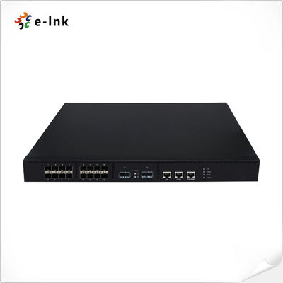 L3 управляемый 16-портовый 10G SFP + 2-портовый 40G QSFP+ волоконный коммутатор