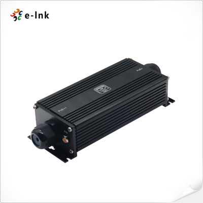 Industrial PoE Extender IP67 Waterproof Gigabit 100m 802.3bt -40°C to 80°C