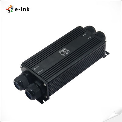 Промышленный коммутатор PoE IP67 водонепроницаемый 3 порта Гигабит 802.3bt 48-57V DC