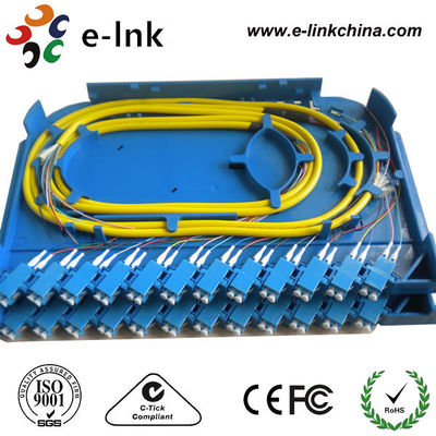 1-метровый многоцветный 12-волокнистый сборник Fan-out OM3 LC